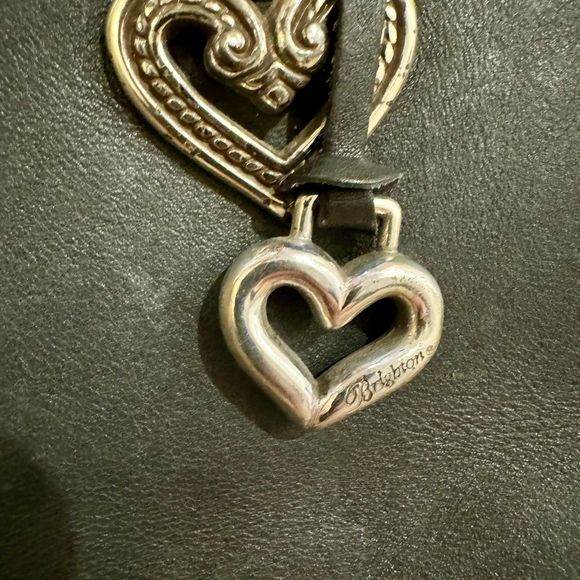 BRIGHTON Black & Brown Genuine Leather Bucket Tote - VINTAGE - Picture 6 of 12